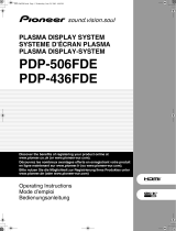 Pioneer PDP-436FDE User manual