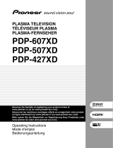Pioneer pdp-607xd User manual