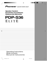 Pioneer PDP-S36 Elite User manual
