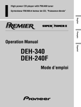 Pioneer DEH-240F User manual