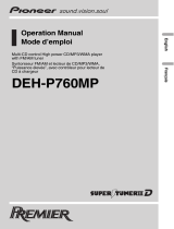 Pioneer DEH-P760MP User manual
