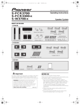 Pioneer S-FCR3700 User manual