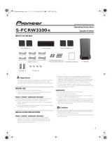 Pioneer S-FCRW3100-k User manual