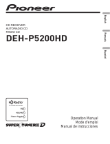 Pioneer SUPERTUNERD DEH-P5200HD User manual