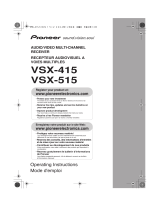 Pioneer VSX-515-K User manual
