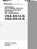 Pioneer VSX-D512-K User manual