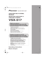 Pioneer VSX-517-K User manual