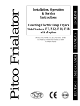 Pitco Frialator E14 User manual