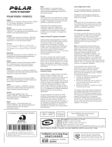 Polar RS800 User manual