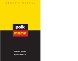 Polk Audio MM6 User manual