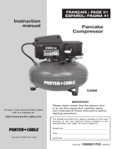 Porter-Cable 1000001703 User manual
