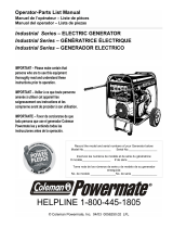 Coleman Powermate PM0610023 User manual