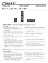 Pioneer SP-BS21-LR User manual