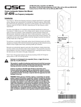 QSC LF-4315 User manual