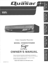 Quasar VHQ840 User manual