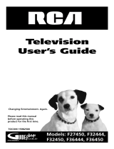RCA F32444 User manual