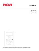 RCA M2104 4GB User manual