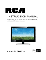 RCA RLED1530 User manual
