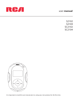 RCA S2104 User manual