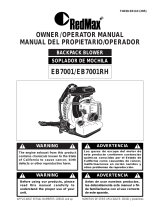 RedMax EB7001 Owner's manual