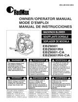 RedMax EBZ8001 User manual