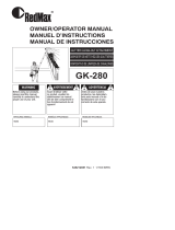 Zenoah GK-280 User manual