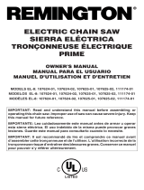 Remington EL-8: 107624-02 User manual