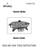 Rival ELECTRIC SKILLET S16SG-CN User manual