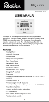 Robertshaw RS5220C Owner's manual