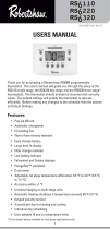 Robertshaw RS6110 User manual