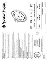 Rockford Fosgate Prime R1S410 User manual
