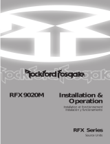 Rockford Fosgate RFX9020M User manual