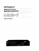 Roland MKS-7 User manual