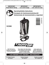 RotoZip RZ2000 User manual