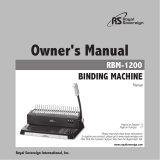 Royal Sovereign RBM-1200 User manual