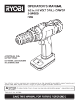 Ryobi P206 User manual