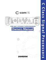 Samson C com 16 User manual
