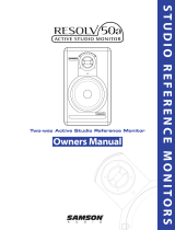 Samson Audio Resolv 50a User manual