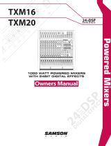 Samson TXM20 User manual
