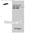 Samsung DVD-V4500 User manual