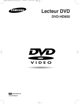 Samsung DVDHD850 User manual
