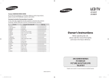 Samsung LE32M73BD User manual