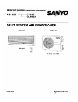 Sanyo CL1822 User manual