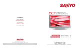 Sanyo DP50719 - 50" Diagonal Plasma HDTV User manual