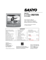 Sanyo DS2722 DS27225 User manual