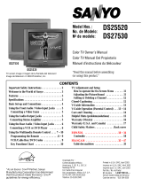 Sanyo DS27530 User manual