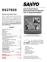Sanyo DS27820 User manual