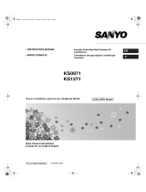 Sanyo KS1271 User manual
