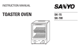 Sanyo SK-7S - Space Saving Two Level Super Toasty Oven User manual