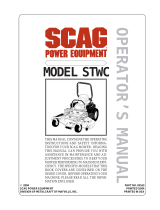 Scag Power Equipment STWC User manual